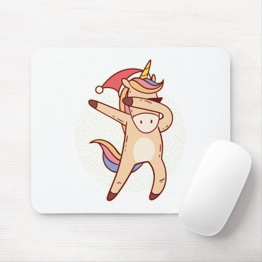 Einhornweihnachtsfeste Mousepad (Mit Mouse)