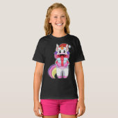 Einhornweihnachtspaket T-Shirt (Vorne ganz)