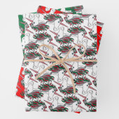 Einhornweihnachtspapier, Multi Geschenkpapier Set (Beispiel)
