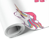 Einhornweihnachtspapiere, Einhorn Geschenkpapier (Rolleneckpunkt)