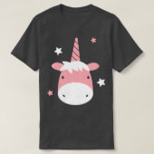Einhornweiß T-Shirt (Design vorne)