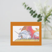 Einhornzyklus - Herbst ©1999 Postkarte (Stehend Vorderseite)