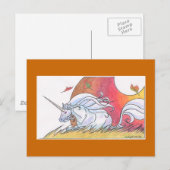 Einhornzyklus - Herbst ©1999 Postkarte (Vorne/Hinten)