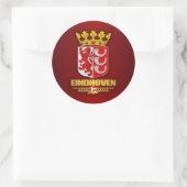 Einhoven Runder Aufkleber (Tasche)