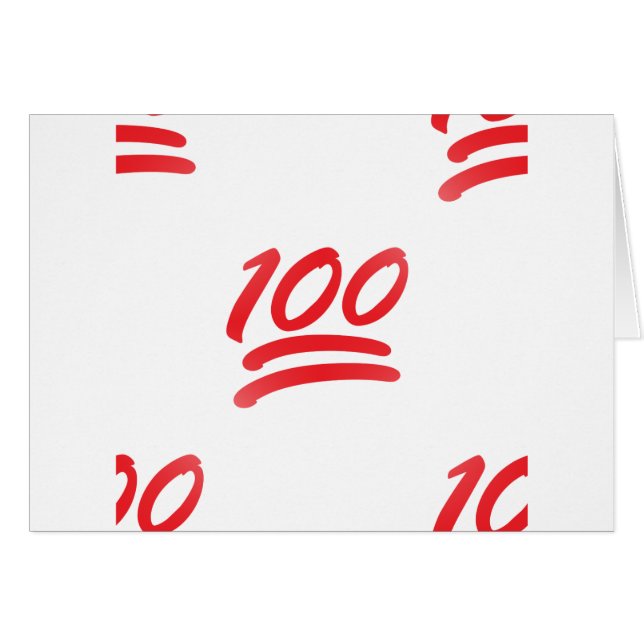 einhundert Emoji (Vorderseite (Horizontal))
