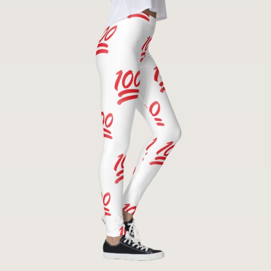 einhundert Emoji-Leggings Leggings (Rechts)