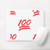 einhundert Emoji Mousepad (Mit Mouse)