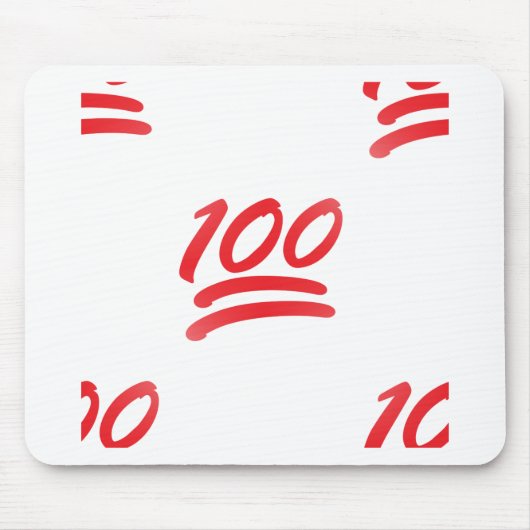 einhundert Emoji Mousepad (Vorne)