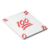 einhundert Emoji Notizblock (angewinkelt)