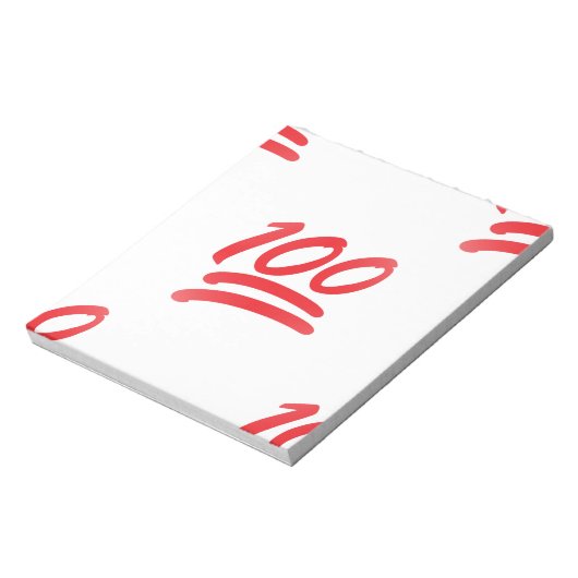 einhundert Emoji Notizblock (Rotiert)