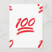 einhundert Emoji Postkarte (Vorderseite)