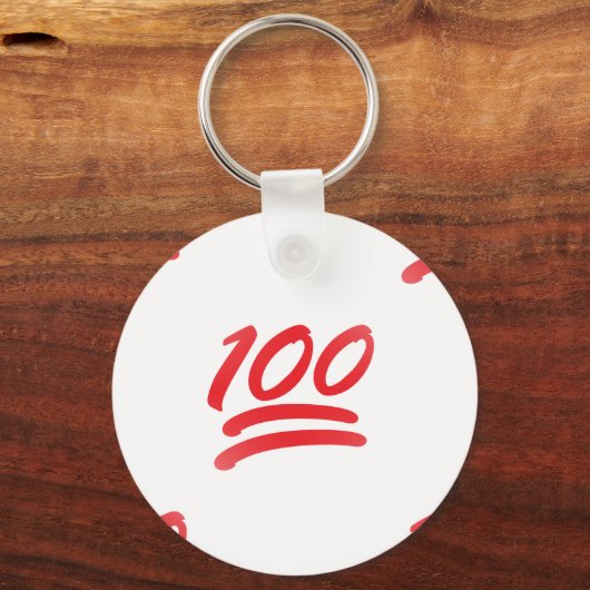 einhundert Emoji Schlüsselanhänger (Vorderseite)