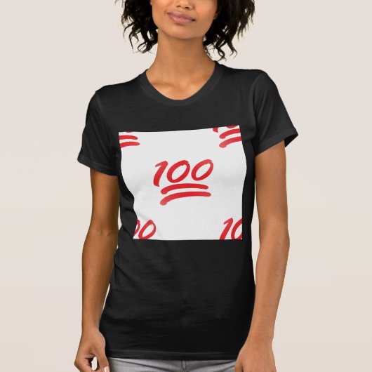 einhundert Emoji T-Shirt (Vorderseite)