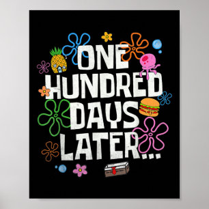 Einhundert Tage später 100 Tage Schülerschule  Poster