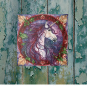 Einicorn Weihnachtsband Wandteppich