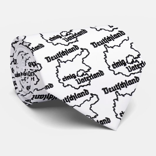 Einig Vaterland Krawatte (Gerollt)