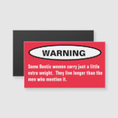 Einige Bostic NC North Carolina Frauen Kühlschrank Magnetkarte (Vorne/Hinten)