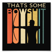 Einige Bowshit Bogenschießspenden mit Bruchwaffene Fotodruck (Vorne)