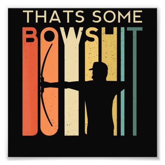 Einige Bowshit Bogenschießspenden mit Bruchwaffene Fotodruck (Vorne)