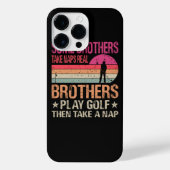 Einige Brüder nehmen Nickerchen Real Brothers Golf iPhone Hülle (Rückseite)