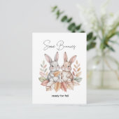 Einige Bunnies bereit für den Fall Postkarte (Stehend Vorderseite)