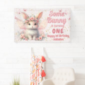 Einige Bunny 1. Geburtstag Fairy Butterfliegen Banner (Insitu)