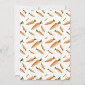 Einige Bunny 2. Geburtstagseinladung an der Grenze Einladung (Rückseite)