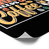 Einige Bunny braucht Kaffee Ei Happy Osterfest Red Poster (Ecke)