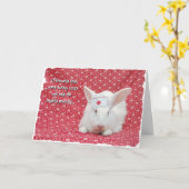 Einige Bunny Cares Card Karte (Gelbe Blume)