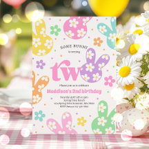 Einige Bunny Daisy Floral Pastel Frühling 2. Gebur