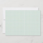 Einige Bunny ist eine Einladung zum ersten Geburts (Rückseite)