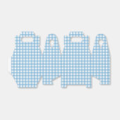 Einige Bunny ist One blue Gingham Birthday Geschenkschachtel (Ungefaltet)