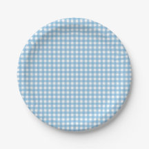Einige Bunny ist One blue Gingham Birthday