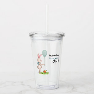 Einige Bunny ist One Niedlich Rabbit Balloon 1. Ge Acryltrinkbecher