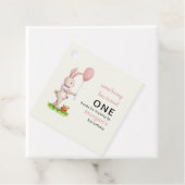 Einige Bunny ist One Niedlich Rabbit Balloon 1. Ge Geschenkanhänger (Beispiel)