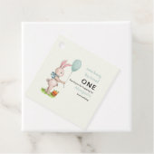 Einige Bunny ist One Niedlich Rabbit Balloon 1. Ge Geschenkanhänger (Beispiel)