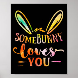 EINIGE BUNNY LIEBEN IHR lustiges Osterferiengesche Poster