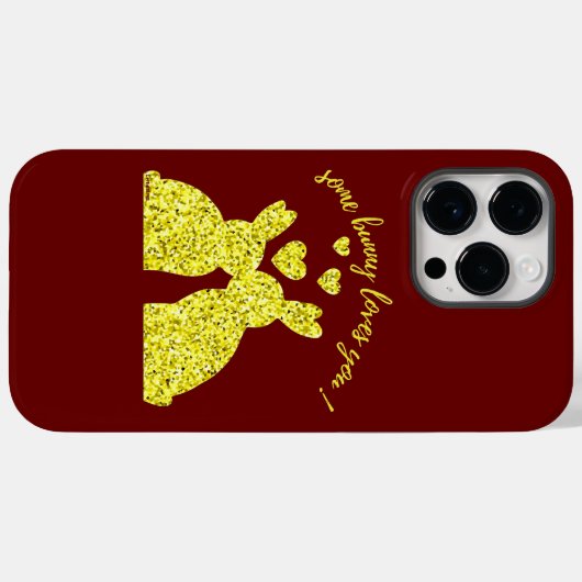 EINIGE BUNNY LIEBEN SIE Case-Mate iPhone HÜLLE (Rückseite (Horizontal))