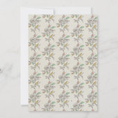 Einige BUNNY machen einen Kernpunkt zum Geburtstag Einladung (Rückseite)