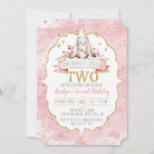 Einige Bunny macht zwei zweitägige Einladungen (Vorderseite)