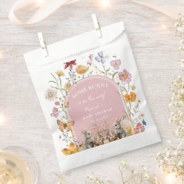 Einige Bunny Oaster Wildblume Kinderdusche Geschenktütchen