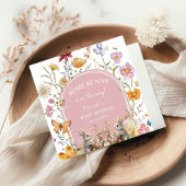 Einige Bunny Oaster Wildblume Kinderdusche Serviette