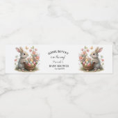 Einige Bunny Oaster Wildblume Kinderdusche Wasserflaschenetikett (Einzelnes Label)