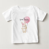 Einige Bunny Pink Balloon BIG BRUDER Baby T-shirt (Vorderseite)