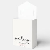 Einige Bunny Pink Bow Ballon Bunny Baby Dusche Geschenkschachtel (Geöffnet)