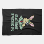 Einige Bunny sieht dir Ostersonne zu Geschirrtuch (Horizontal)