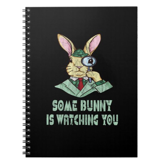 Einige Bunny sieht dir Ostersonne zu Notizblock (Vorderseite)