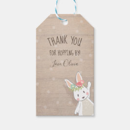 Einige Bunny Vielen Dank für die Tags Pink Girl Oa Geschenkanhänger