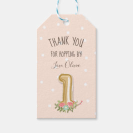 Einige Bunny Vielen Dank für die Tags Pink Girl Oa Geschenkanhänger