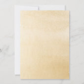 Einige Bunny Wildblume Baby Shower Gender-Bericht Einladung (Rückseite)